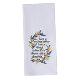 A Friend With Chocolate Dishtowel-Lange General Store