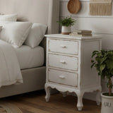 Accent Table Vintage White-Lange General Store