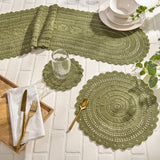 Allison Table Runners - Sage Green-Lange General Store