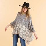 Amber Poncho - Black-Lange General Store