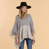 Amber Poncho - Black-Lange General Store