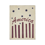 America Stars & Stripes Wooden Block-Lange General Store