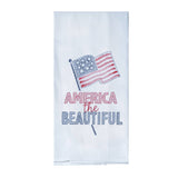 America The Beautiful Flour Sack Towel-Lange General Store