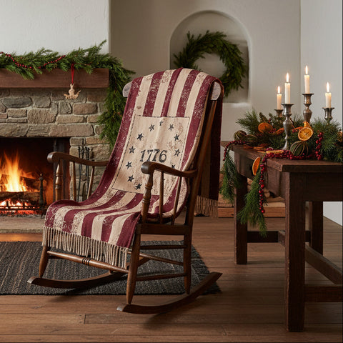 My Country 1776 Woven Throw-Lange General Store