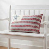 Americana Patch Flag Pillow-Lange General Store
