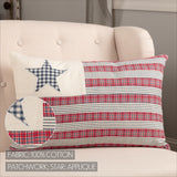 Americana Patch Flag Pillow-Lange General Store