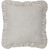 Hatteras Seersucker Blue Ticking Stripe Pillow - 12x12-Lange General Store