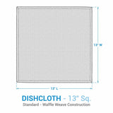 Amphora Plaid Dishcloth Set of 3