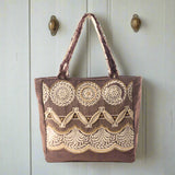 Antique Medallion Market Tote Bag-Lange General Store