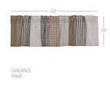 Ashlynn Patchwork Valance-Lange General Store