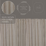 Ashlynn Ticking Stripe Shower Curtain-Lange General Store