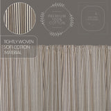 Ashlynn Ticking Stripe Shower Curtain-Lange General Store