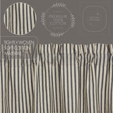 Ashlynn Ticking Stripe Valance