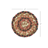 Autumn Blaze Braided Coaster Set of 6