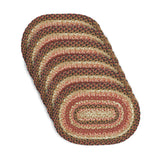 Autumn Blaze Braided Oval Placemat - Set of 6