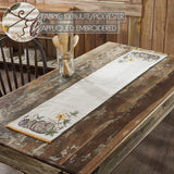 Autmn Pumpkin Patch Stripes Table Runners-Lange General Store