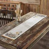 Autmn Pumpkin Patch Stripes Table Runners-Lange General Store