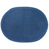 Azure Blue Braided Rug-Lange General Store