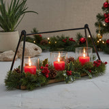 Bar & Loop Candle Centerpiece-Lange General Store