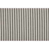 Barn Gray & White Ticking Valance-Lange General Store