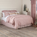 Barn Red & White Ticking Duvet Cover-Lange General Store