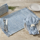 Basketweave Dusk Napkins-Lange General Store
