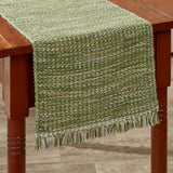 Basketweave Evergreen Table Runners-Lange General Store