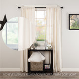 Baxter Burlap Antique White Long Panel Curtains-Lange General Store