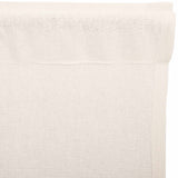 Burlap Antique White Swag Curtains-Lange General Store