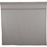 Burlap Dove Grey Shower Curtain-Lange General Store