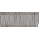 Baxter Burlap Dove Grey Valance-Lange General Store