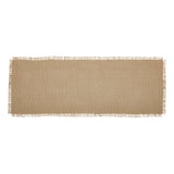 Burlap Natural Fringed Table Runners-Lange General Store