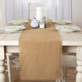 Burlap Natural Fringed Table Runners-Lange General Store