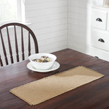 Burlap Natural Fringed Table Runners-Lange General Store