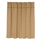 Burlap Natural Shower Curtain-Lange General Store