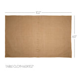 Burlap Natural Table Cloths-Lange General Store
