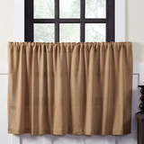 Burlap Natural Tier Curtains 36"-Lange General Store