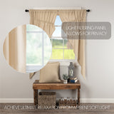 Baxter Burlap Vintage Tan Prairie Curtains-Lange General Store