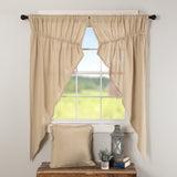 Baxter Burlap Vintage Tan Prairie Curtains-Lange General Store