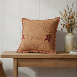 Ninepatch Star Home Pillow-Lange General Store