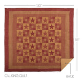 Bedford Burgundy Star Quilt
