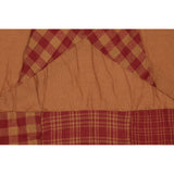 Bedford Burgundy Star Throw-Lange General Store