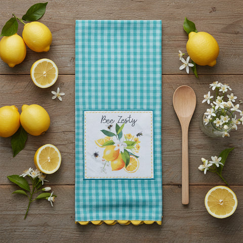 Bee Zesty Tea Towel-Lange General Store