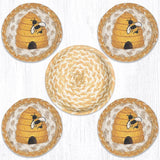 Beehive Braided Coaster Set-Lange General Store