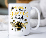 Bees Always Stay Bumble & Kind Mug-Lange General Store