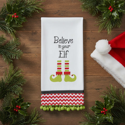 Believe In Your Elf Dishtowel-Lange General Store