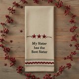 Best Sister Dishtowel-Lange General Store