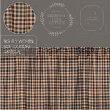Bingley Star Plaid Panel Curtains-Lange General Store