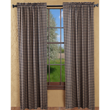 Bingham Star Plaid Panel Curtains-Lange General Store