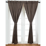 Bingham Star Plaid Panel Curtains-Lange General Store